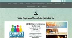Desktop Screenshot of idahoadventist.org